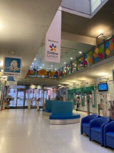 Evelina Hospital in London - Waiting area